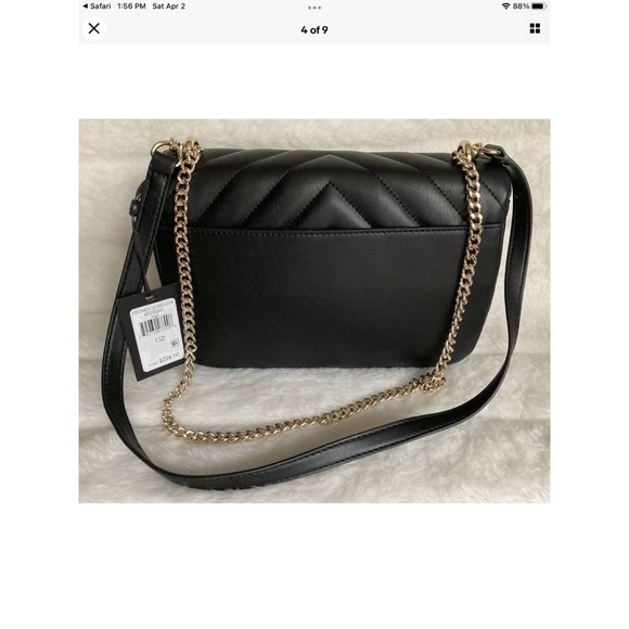 Dkny Bags Dkny Veronica Chevron Quilted Design Crossbody Chain